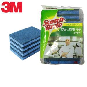 3M 코팅냄비 프라이팬 수세미 천연펄프 위생 10개입