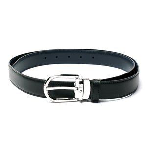 [몽블랑] 말발굽형 리버서블 레더 벨트 128756