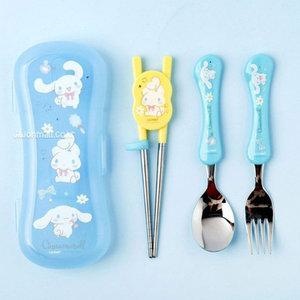 시나모롤 익스슬림 스텐젓가락 스푼포크케이스세트