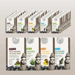 제주 자연 마스크팩 40매 (4종류 10매씩)
