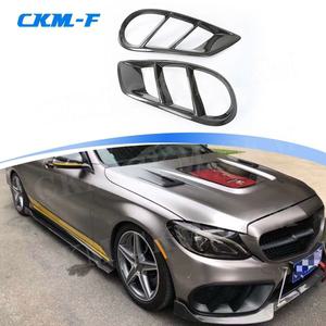 카본 프론트 범퍼 에어 벤트 아울렛 커버 벤츠 W205 C63 C180 C200 스포츠 1
