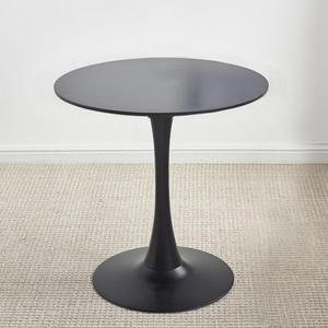 식탁테이블 매장 가게 카페 사무실 티테이블 블랙 다용도 거실 700 원형 테이블