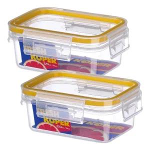 코멕스 프레시코퍼 밀폐용기 직사각 1호 220ml X 2개