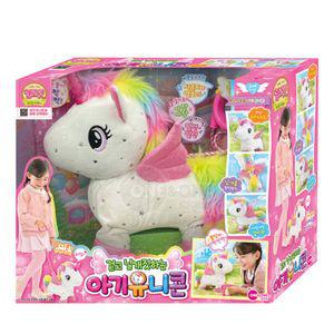 헬로펫 걷고 날개짓하는 아기 유니콘 소리나는 인형 장난감 여아 선물