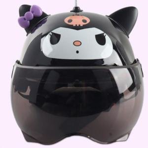 귀여운 오토바이 킥보드 스쿠터 액세서리 성인 전동 여자 캐릭터 카본 어댑티브 할리