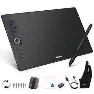Parblo 그래픽 드로잉 태블릿 지지대 전화 연결 8192 압력 디지털 8 익스프레스 키 A610Pro 10 6 25 인치