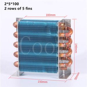 오네이 부품 튜브 160 냉동 구리 알루미늄 콘덴서 라디에이터 열교환