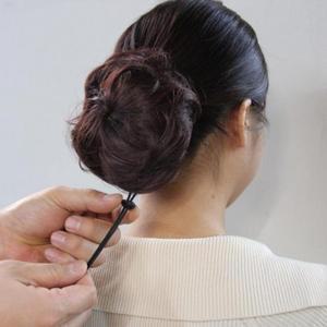 당고머리가발 로우번 가채 똥머리가발 똥머리 (3mXeH)