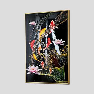 구어도 개업러블 거실 집들이선물 잉어 돈들어오는 액자