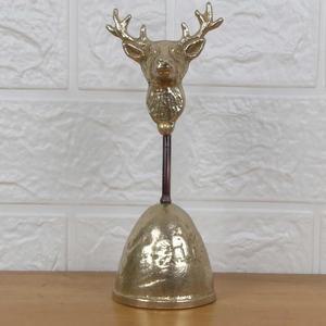 수공예 황동유니 사슴 벽화풍경 흔들이종 호출종 타임벨