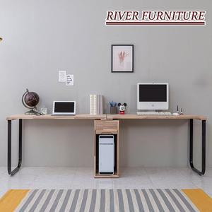 리버퍼니쳐마모던쵸 아카시아원목2인용본체수납장2000책상