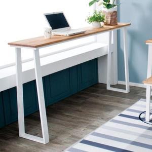 원목 스탠딩고급 책상 키높이 슬림 카페 테이블 1800