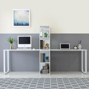 2인용책상 유행2400 2단책꽂이 수납장 책장 테이블 공부상