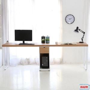 50T상판 러블철다리 본체통 2400 2인용책상 G-309