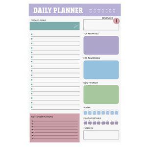 하루 계획표 데일리 일일 플래너 스케줄러 스터디 공부 학습 A5