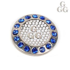 [MENPIRU8_53DC]필드용품 골프 HM 큐빅 볼마커 블루 G3 702