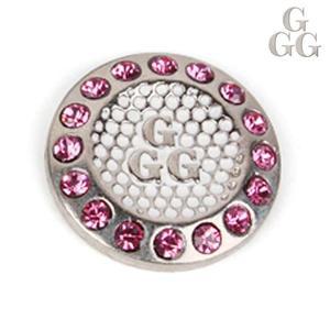 [MENPY3O6_53DC]골프용품 볼마커 큐빅 (핑크) (HM-702)