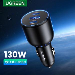 오네이 고속 130W USB 충전 PD3 태블릿 S24 15 충전기 삼성제품 호환 UGREEN 차량용 노트북