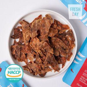 [NS홈쇼핑][국내산닭 96.27%] 단백질 간식 크왕 매운 닭가슴살칩 20봉25g..[35127634]