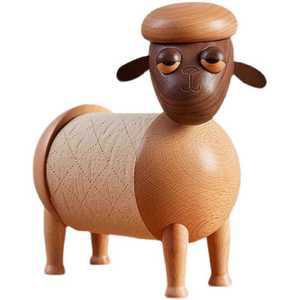 휴지 홀더 기린 동물 우드 모양 거치 화장지 걸이