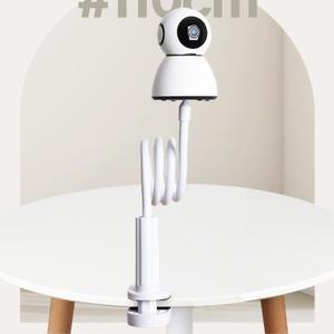 와이어형 집게 각도조절 홈캠고정 거치대 가정용 베이비캠 진열 CCTV 정리