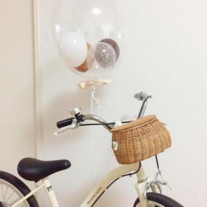 [RGKM6042]자전거바스켓 피크닉 라탄백 자전거바구니