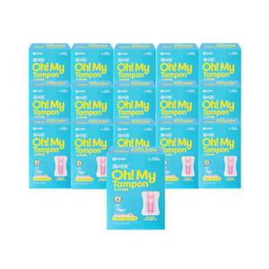 화이트 오마이 탐폰 레귤러 12개입 16팩