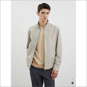 [인디안](천안아산점)웰메이드스토리 남성 스탠카라 가죽재킷 MIEJN4S1111