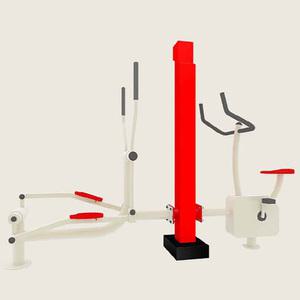 TK 달리기+자전거 2인용 철재 복합형 VKSP-4932