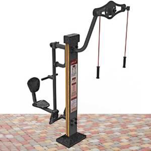 TK 생활체육시설 운동기구 양팔줄당기기 다리 뻗치기