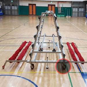 TK 수동매트권취기겸보관대 12롤 걸레받이부착형 VKC-2015