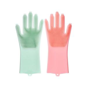 파미레 손끝모 실리콘장갑2P 수세미 고무장갑