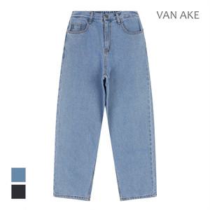 [반에이크] 뒷밴딩 와이드 데님팬츠_VB35DLQ307B
