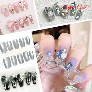 네일아트 화려한 인조손톱 블링블링 수제 네일팁 10종