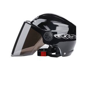 바이크 반모헬멧 오토바이 사계절 레트로 코 배달용 고글 HD 하이바 배달 블랙 스쿠터