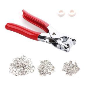 [제이프로젝]똑딱이펀칭기 단추 세트 스냅단추펀치 단추펜치 100p 똑딱이단추 가시도트 가시도트단추 단추