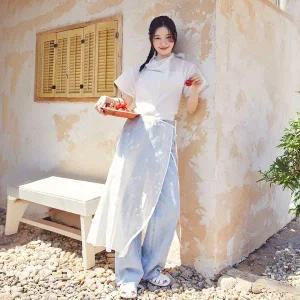 [온앤온](대구신세계)[정채연 착용]쉬어 랩 스커트 NEW5MS504_03