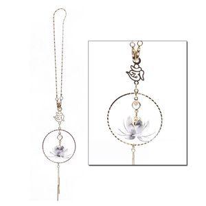 차걸이 링 연꽃 악세사리 차량용 장식용품 실버 불교 액막이 차동차장식