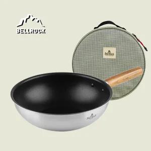 벨락 코팅 궁중팬 24cm 스텐레스 통3중 캠핑웍 프라이팬