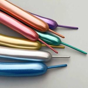 260 요술풍선 파티 웨딩 스탠딩 상자 카페 12 믹스 꼬임 펌프 별이 인테리어 골드