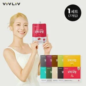 비브리브 꼬박꼬밥 식사대용 단백질 쉐이크 40g x 7개입  1박스