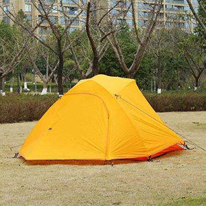 3인용 초경량 텐트 오렌지 오토 야영 미니멀 여름-WFHS4P1