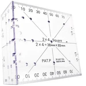 정밀 목공 작업 필수 중심선 선긋기 스퀘어 연귀자 (WFHUE30)