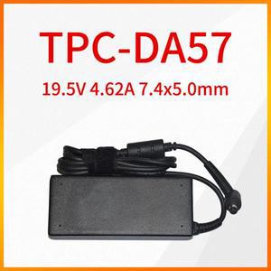 원래 TPC-DA57 19.5V 4.62A 7.4x5.0mm HP 노트북 848054-003 충전기