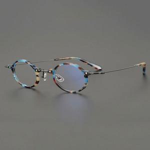 일본 안경테 특이한 티타늄 수제 초경량 안경 동그란 김구안경 일본안경테