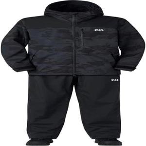 다이와 남녀공용 낚시 레인 슈트 25DR-3625 블랙 카모야