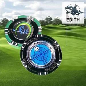 양면 골프 필드 수평계 볼마커 경사 조정기-WFH4TDA