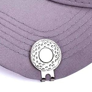 골프볼마커 모자 자석 클립 볼마커 실버-WFEC80F