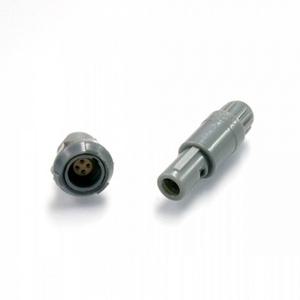 원형 커넥터 세트 / 4핀 14mm 원터치 원형커넥터 회색 / LCG-4P