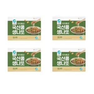 종가 청정원 국산콩 생나또 48gx8입 x 4개 냉장